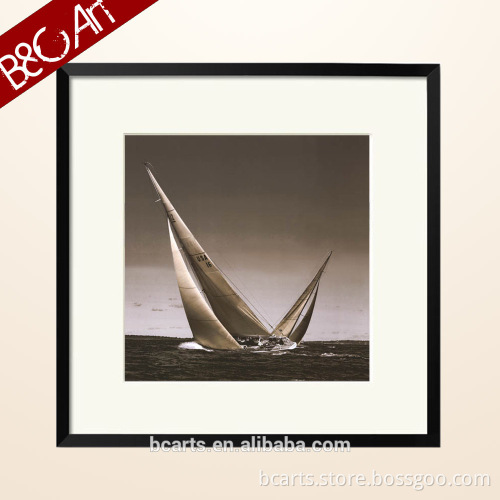 Ocean sailing boat decoration painting
